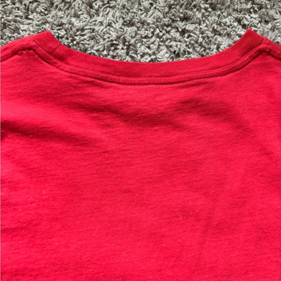 Red polo crew neck t shirt - Picture 12 of 13